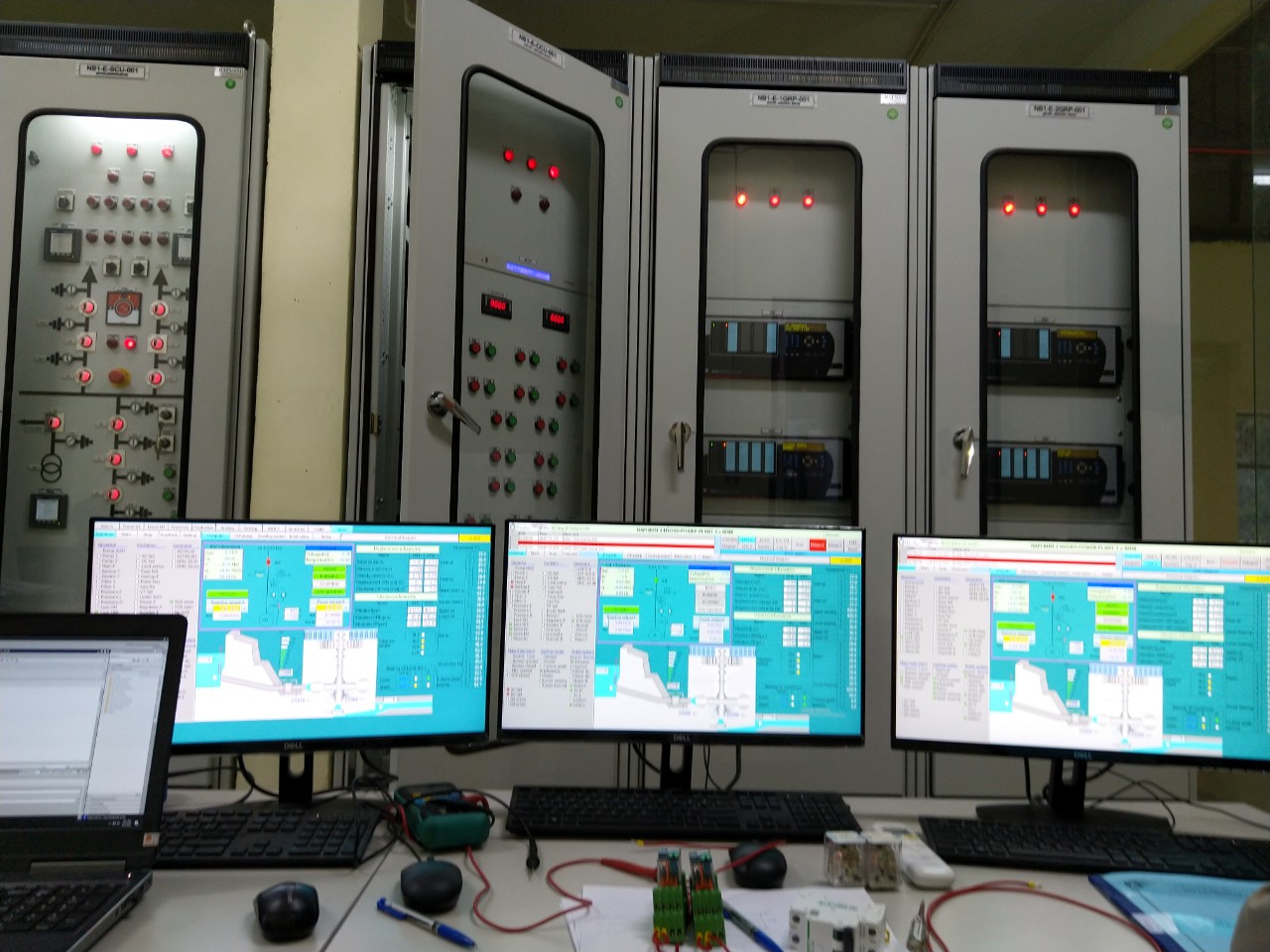 Chuẩn bị đóng điện đưa vào sử dụng hệ thống điện, SCADA thủy điện Nậm Bum 1